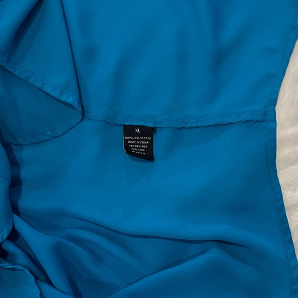 Zac & Rachel turquoise sleeveless top size XL - Picture 4 of 4